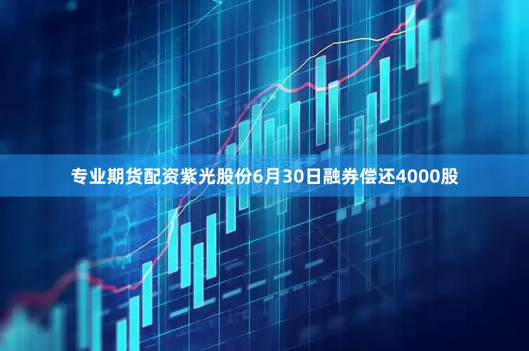 专业期货配资紫光股份6月30日融券偿还4000股